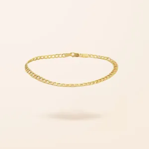 10K Gold Curb Chain Bracelet