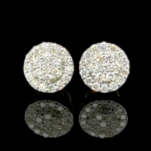 10K Yellow Gold Diamond Earrings (1.97ct)