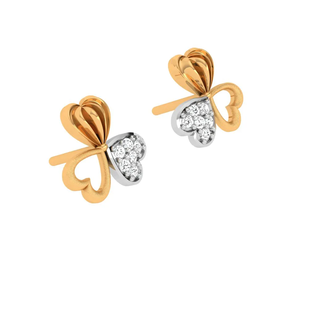 18KT Gold And Diamond Earrings For Women That Suits You For Everyday