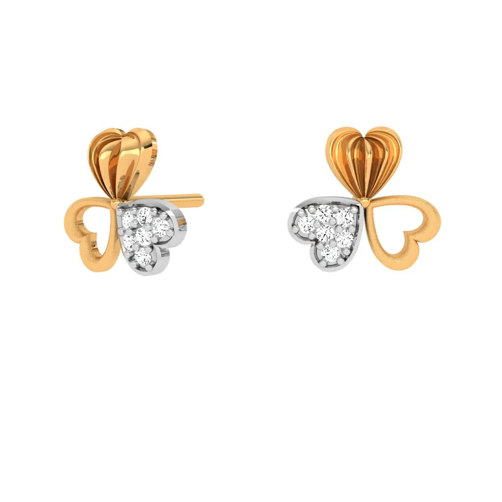 18KT Gold And Diamond Earrings For Women That Suits You For Everyday