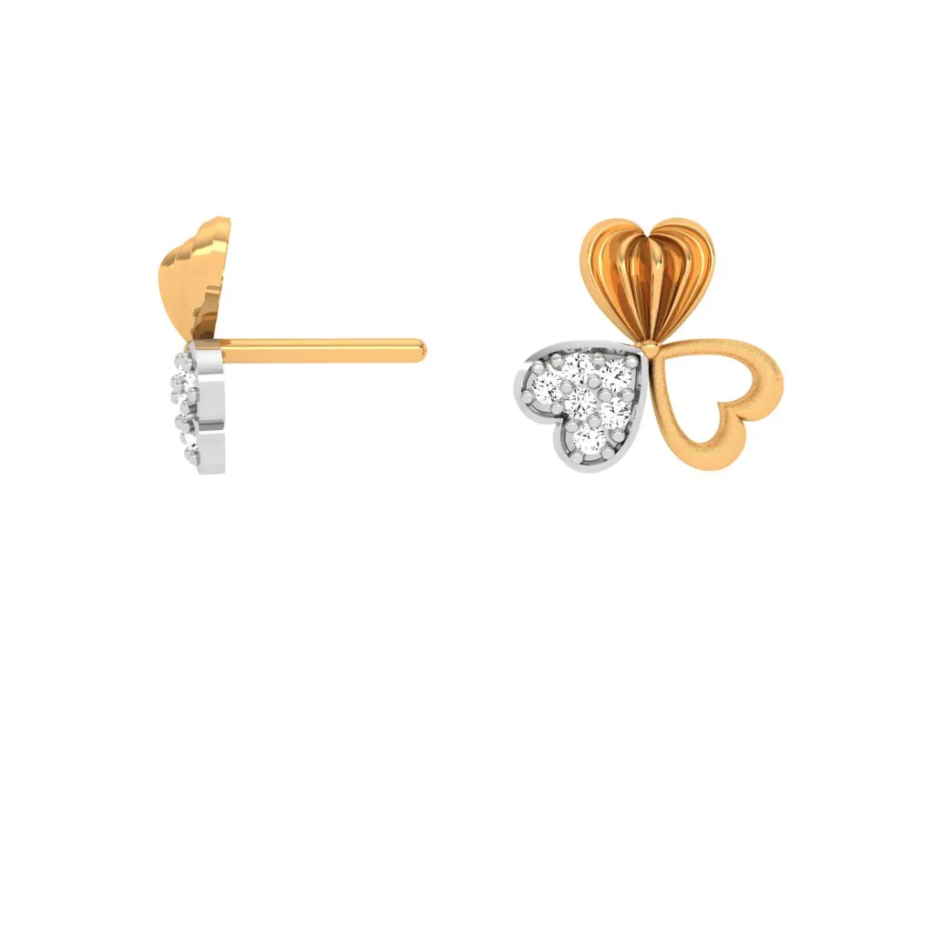 18KT Gold And Diamond Earrings For Women That Suits You For Everyday