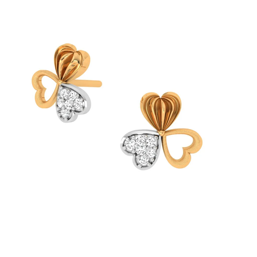 18KT Gold And Diamond Earrings For Women That Suits You For Everyday