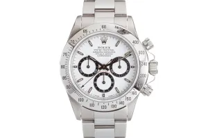 1995 Rolex Zenith Daytona 16520 White Dial