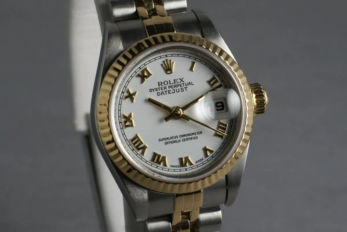 2002 Rolex Ladies Two Tone Datejust 79173