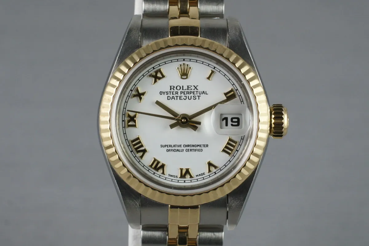 2002 Rolex Ladies Two Tone Datejust 79173