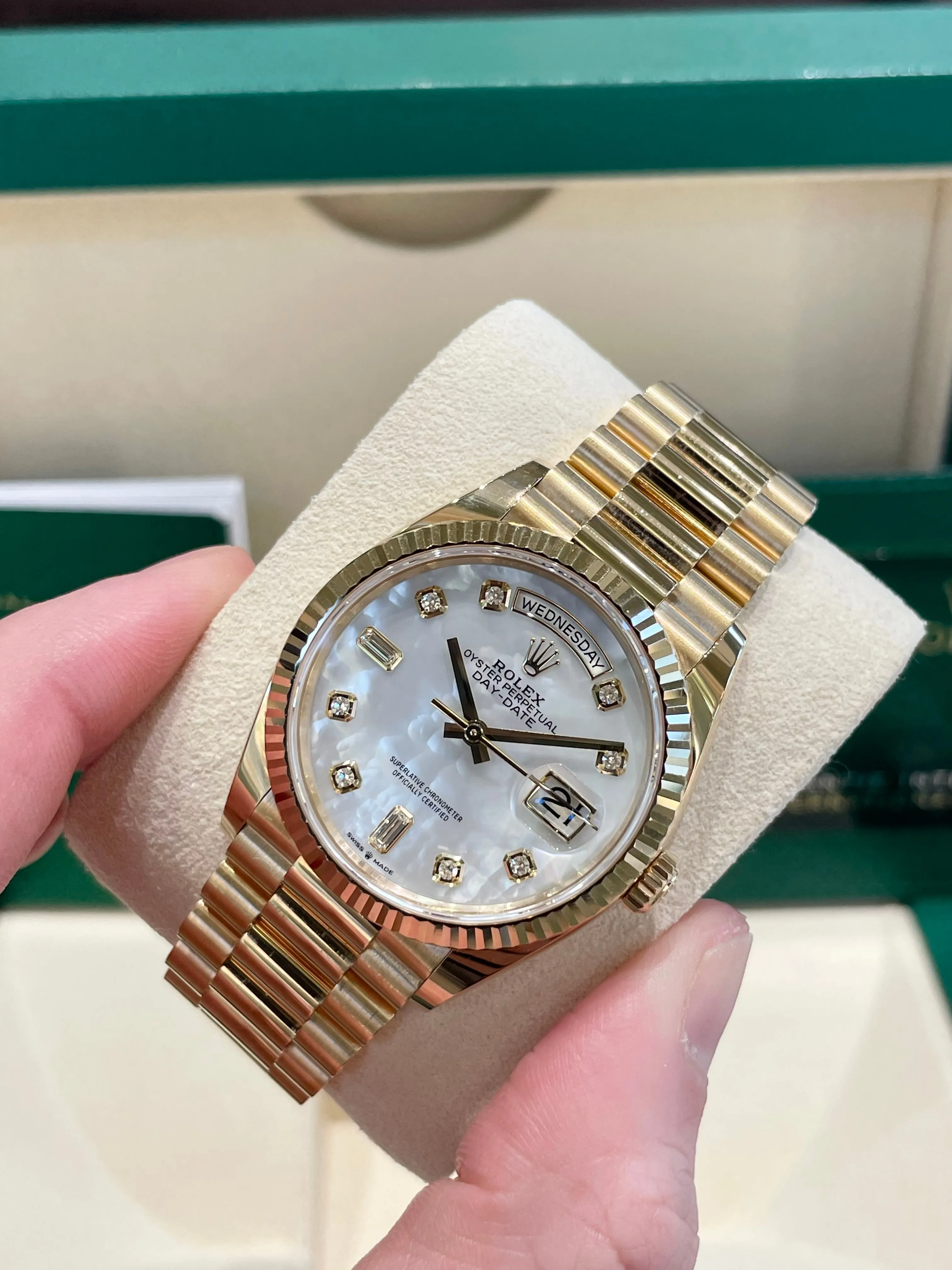 2021 Rolex Day-Date 36 128238