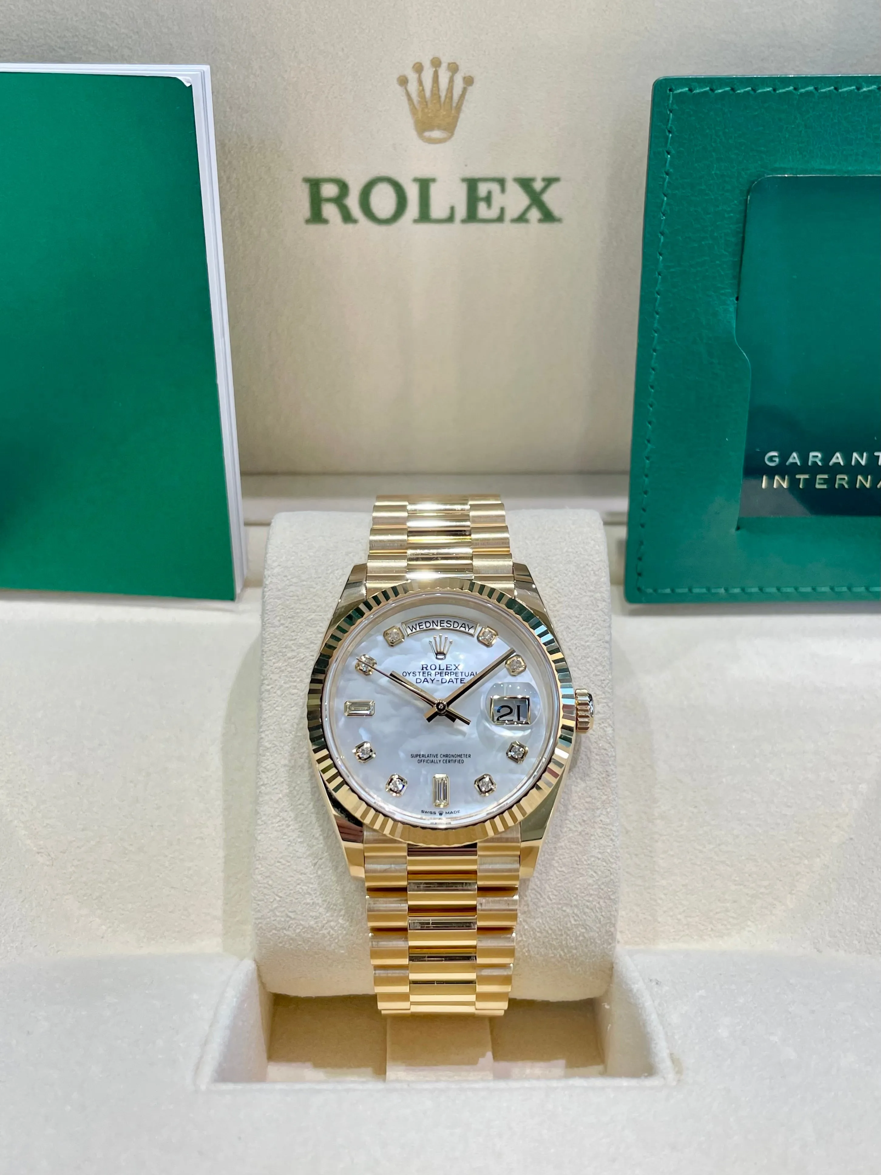 2021 Rolex Day-Date 36 128238