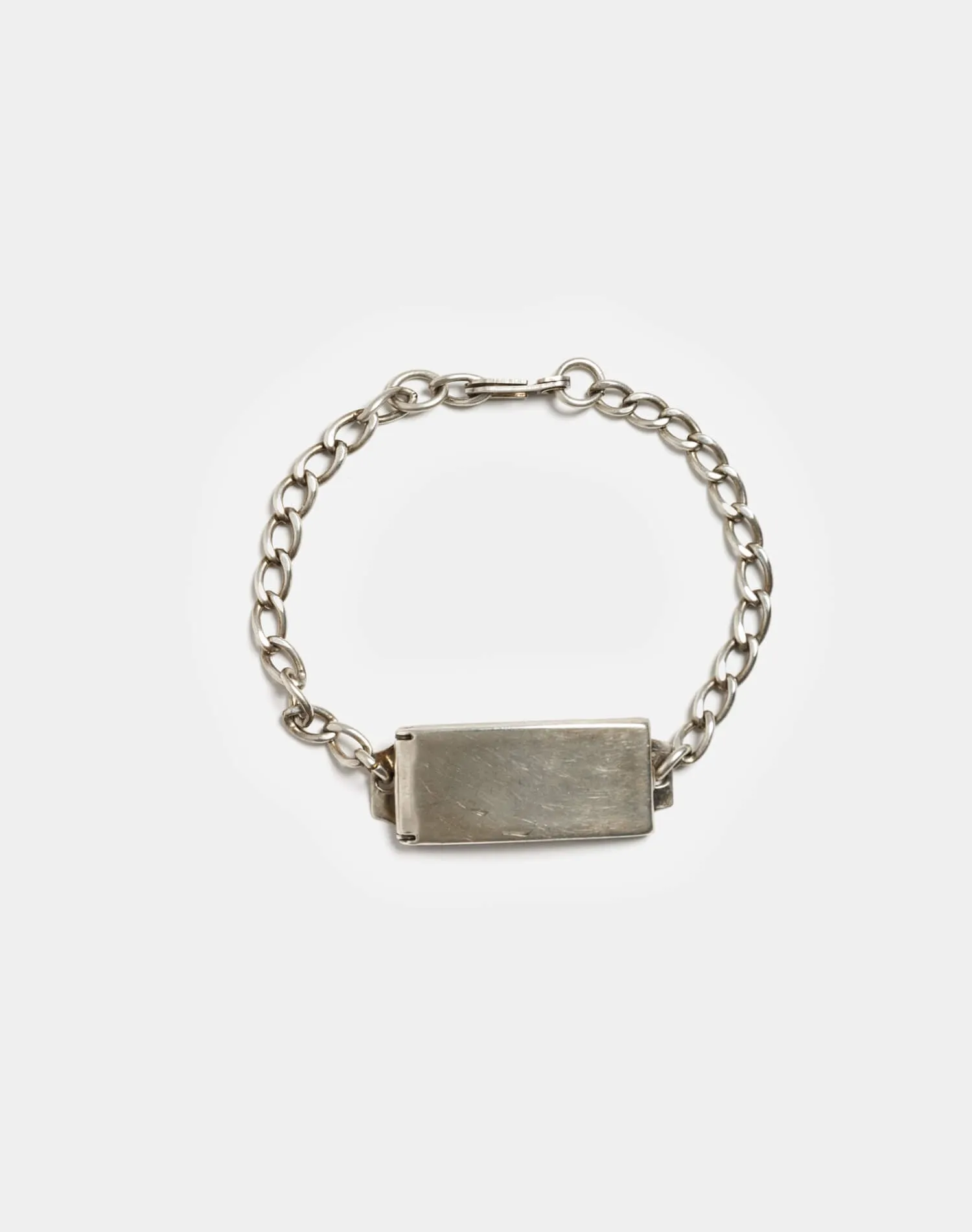 40s Sterling Nameplate ID Bracelet