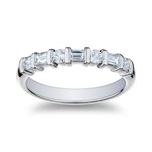 .54ctw Diamond Platinum Band