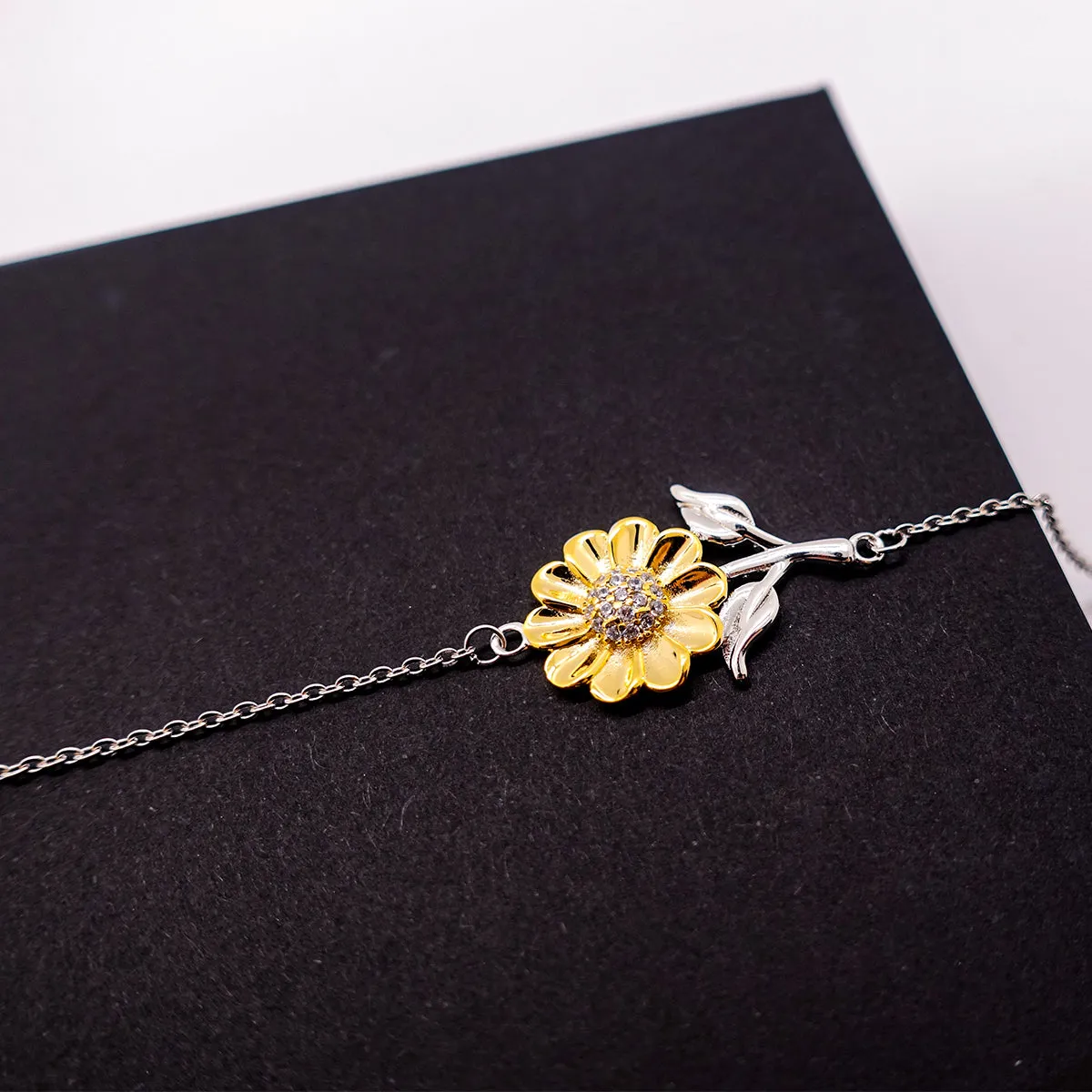 Abuela Thank You Gifts, Your presence is a reminder of life's greatest, Appreciation Blessing Birthday Sunflower Bracelet for Abuela