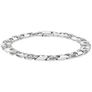 Acotis Silver Cast with Zirconia Stones Bracelet G2085