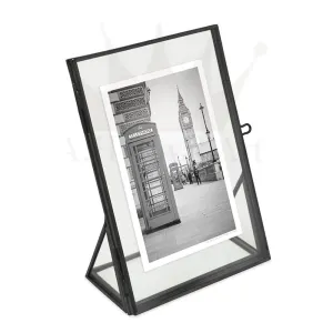 A.H Royal Decorative Black Picture Frames with Pressed Glass, Black (Vertical) (Size - 4 x 6 inch)