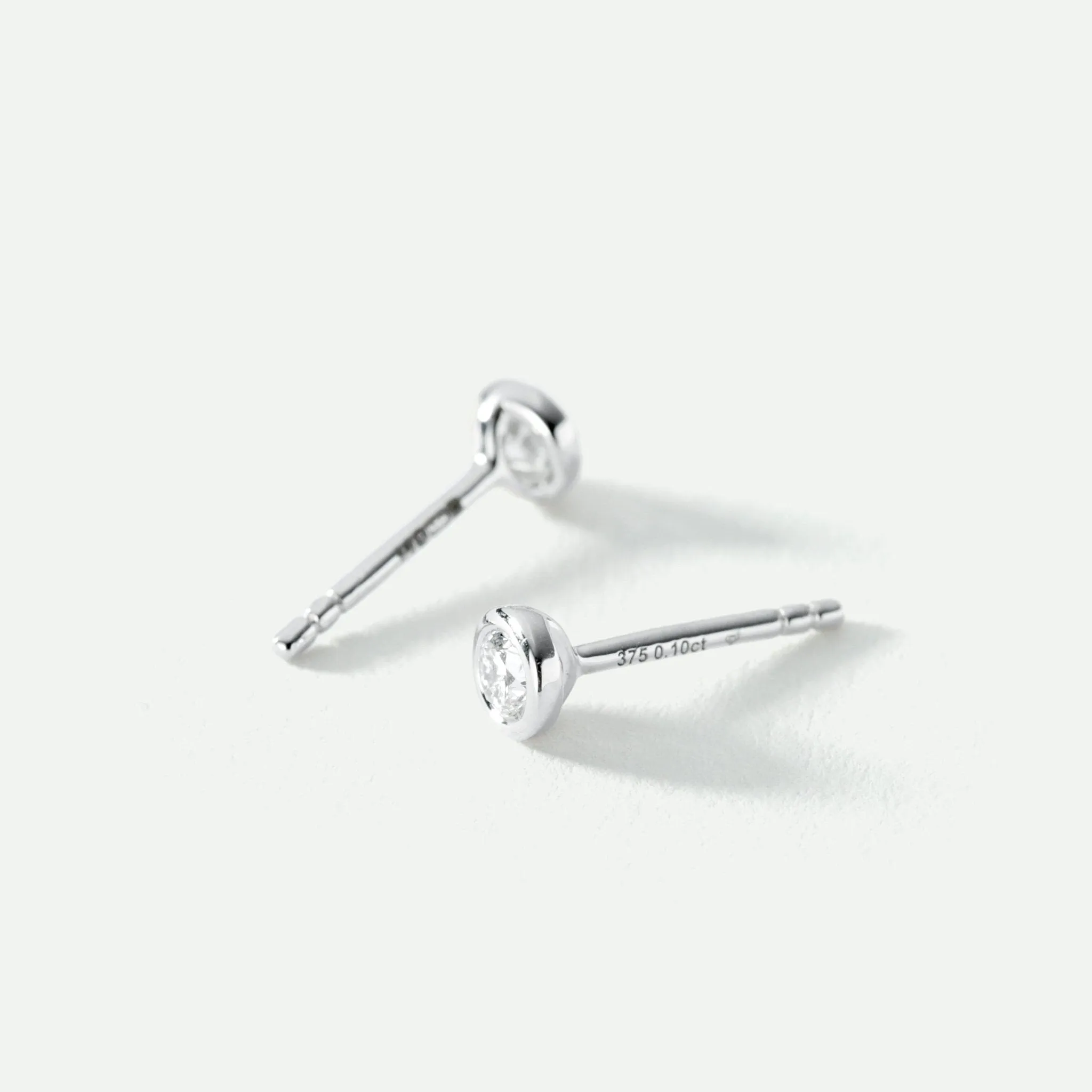 Alexis | 9ct White Gold 0.10ct tw Lab Grown Diamond Earrings