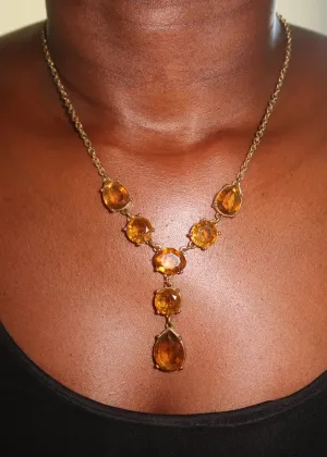 Amber Vintage Necklace