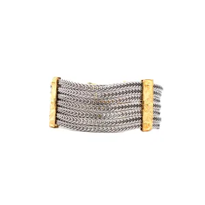 Anatoli Jewelry, Inc. Two-Tone Chain Bracelet