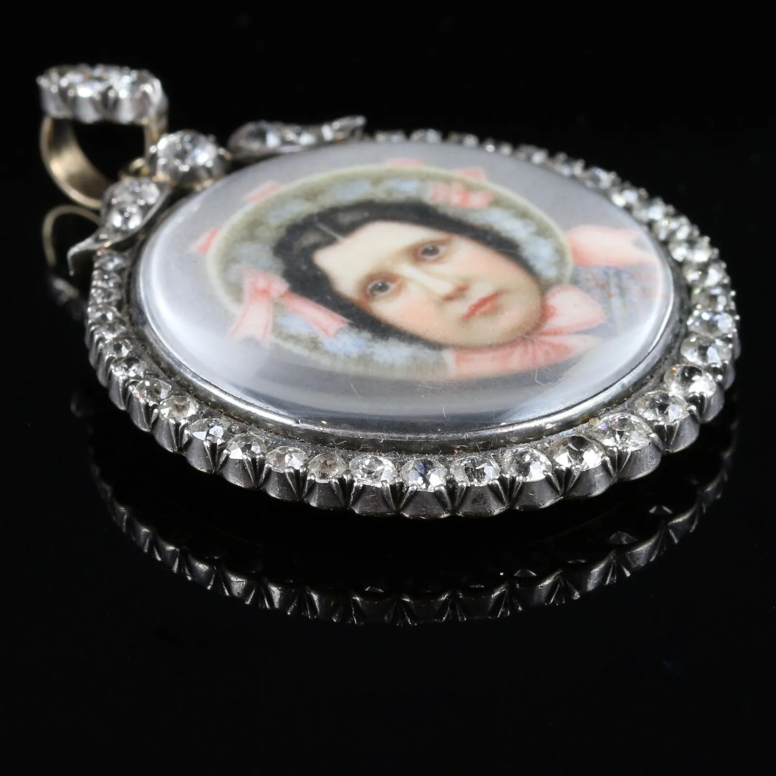 Antique Victorian Suffragette Diamond Pendant Sybil Thomas Viscountess Rhondda