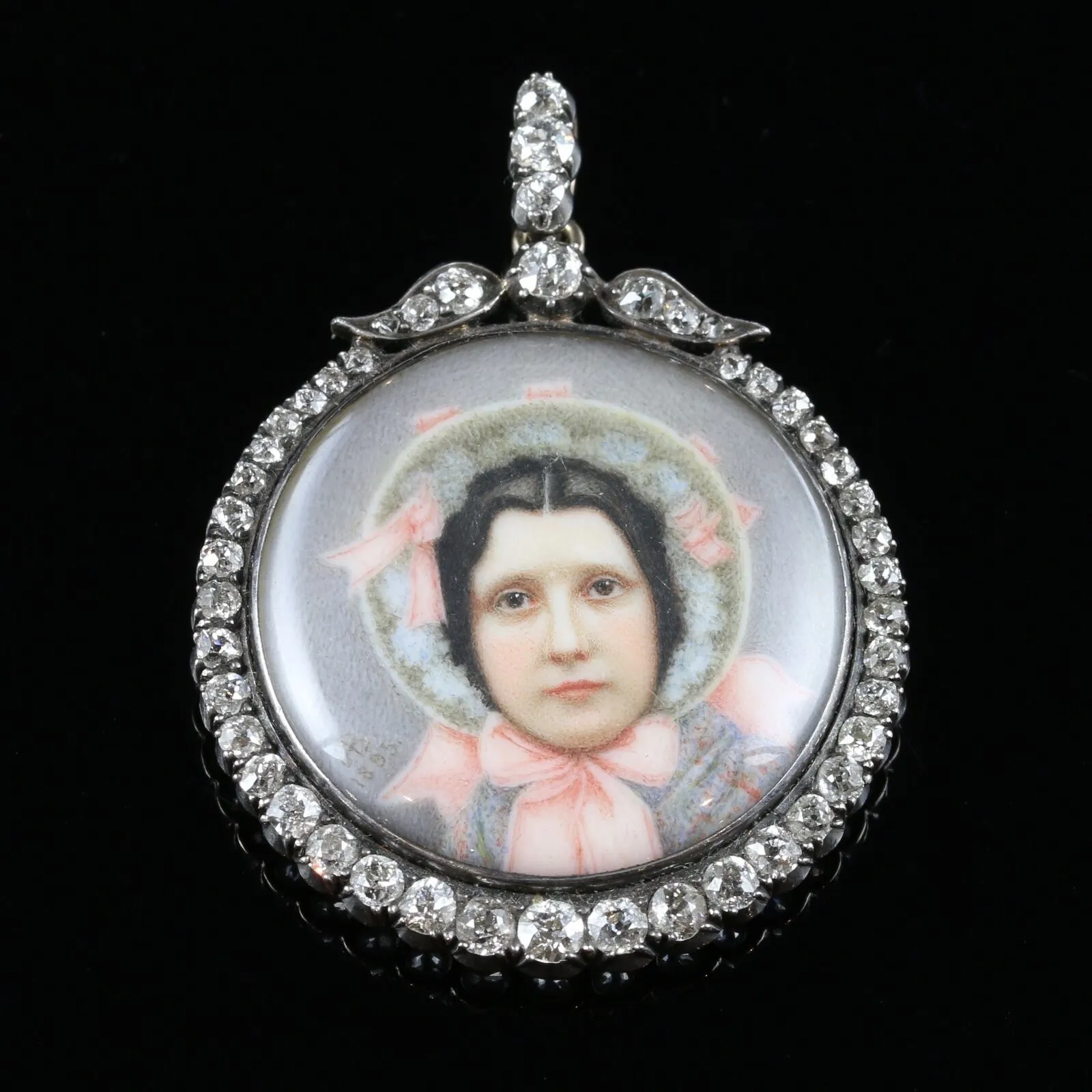 Antique Victorian Suffragette Diamond Pendant Sybil Thomas Viscountess Rhondda