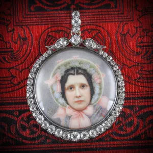 Antique Victorian Suffragette Diamond Pendant Sybil Thomas Viscountess Rhondda