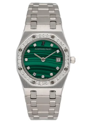 Audemars Piguet Royal Oak Malachite Dial Ladies Watch