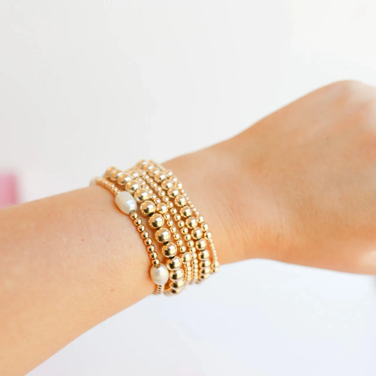 Beaded Blondes | ILY Gold Bracelet