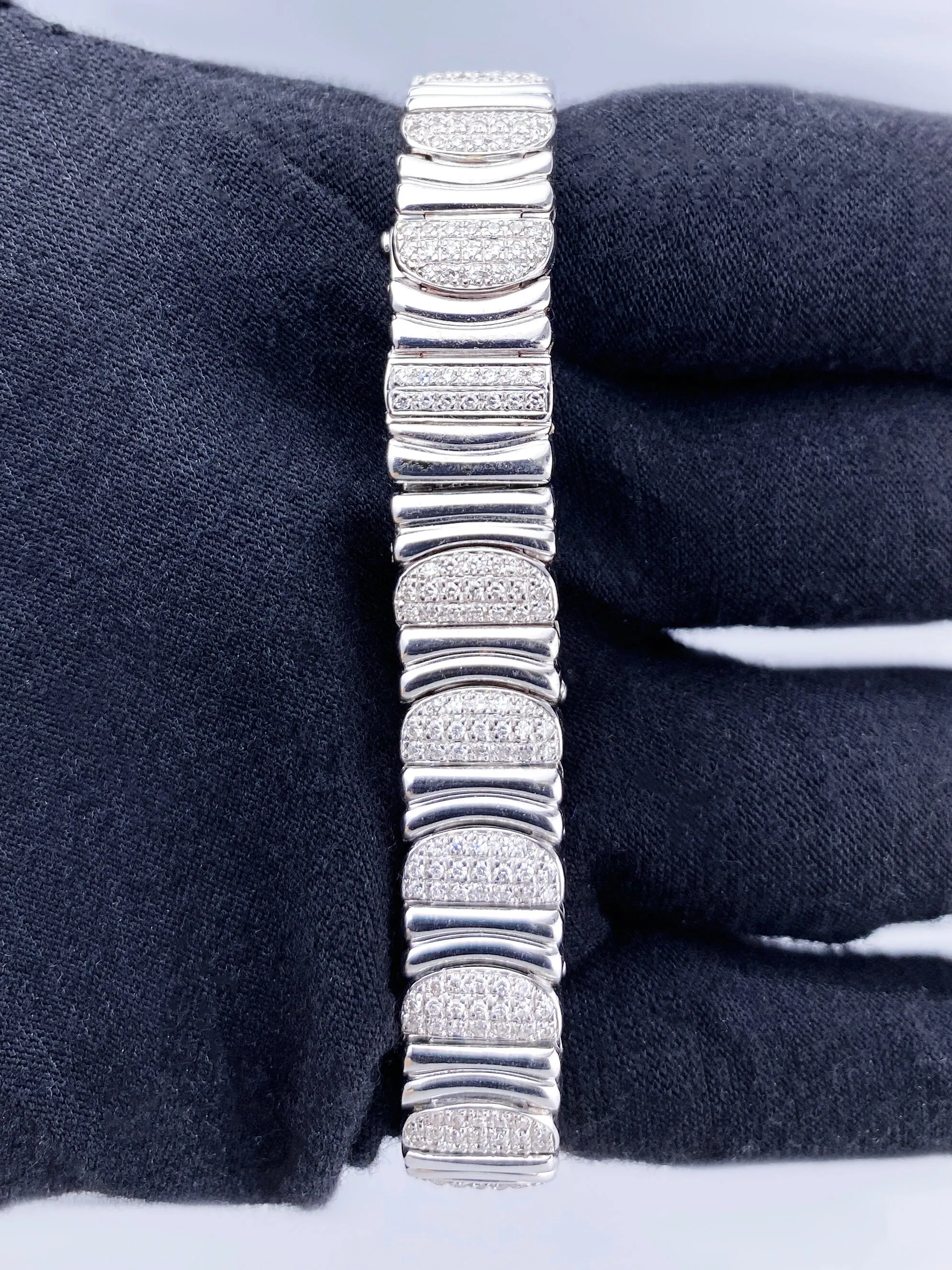 Cartier Baignoire Mini W1518956 Diamond White Gold Ladies Watch