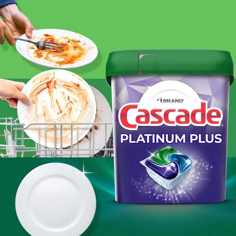 Cascade Platinum Plus Fresh Scent Pods Dishwasher Detergent 15.3 oz 28 pk