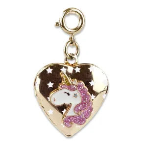 Charmit Gold Unicorn Locket Charm - Gold