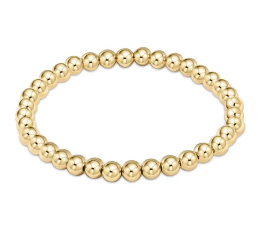 Classic Gold 5mm Bead Bracelet