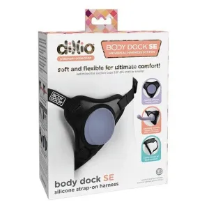 Dillio Platinum Body Dock Se Strap On Harness - Black