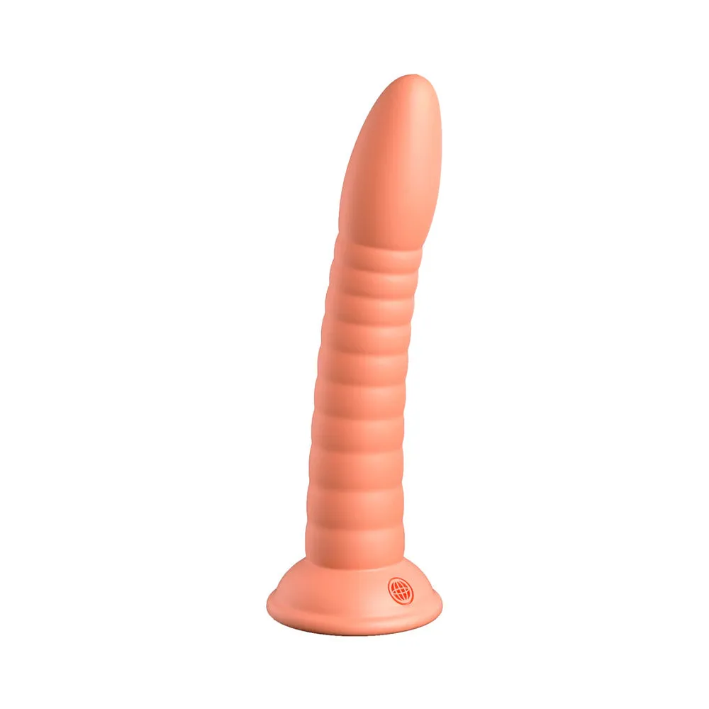 Dillio Platinum Collection Wild Thing 7 in. Silicone Dildo Peach