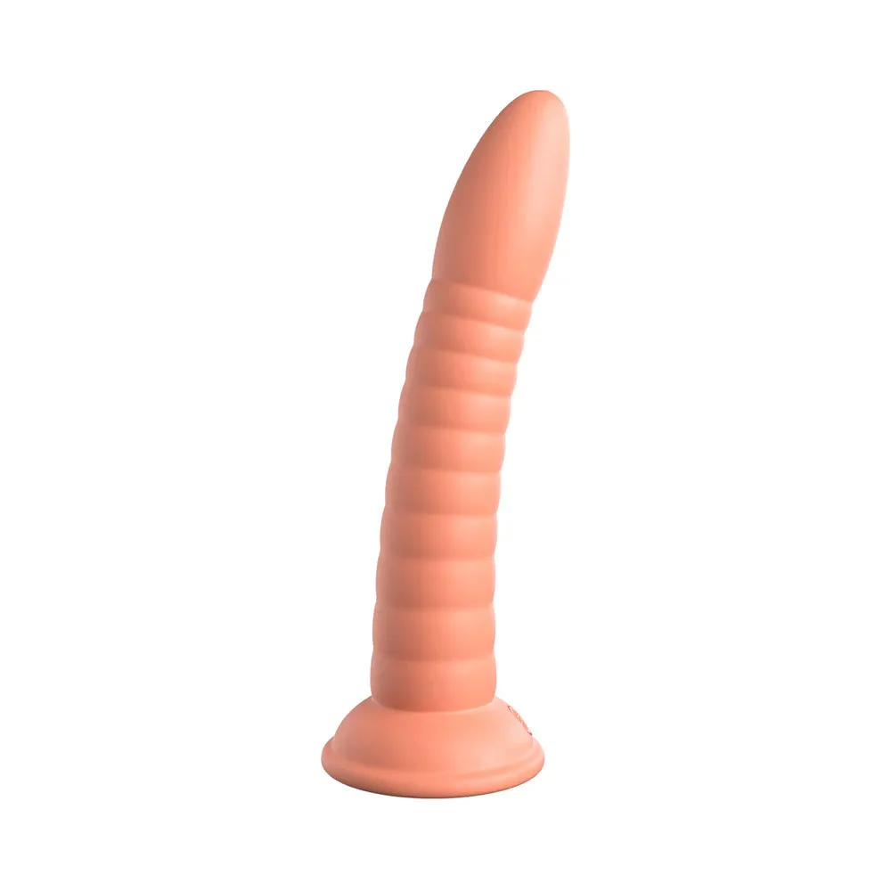 Dillio Platinum Collection Wild Thing 7 in. Silicone Dildo Peach