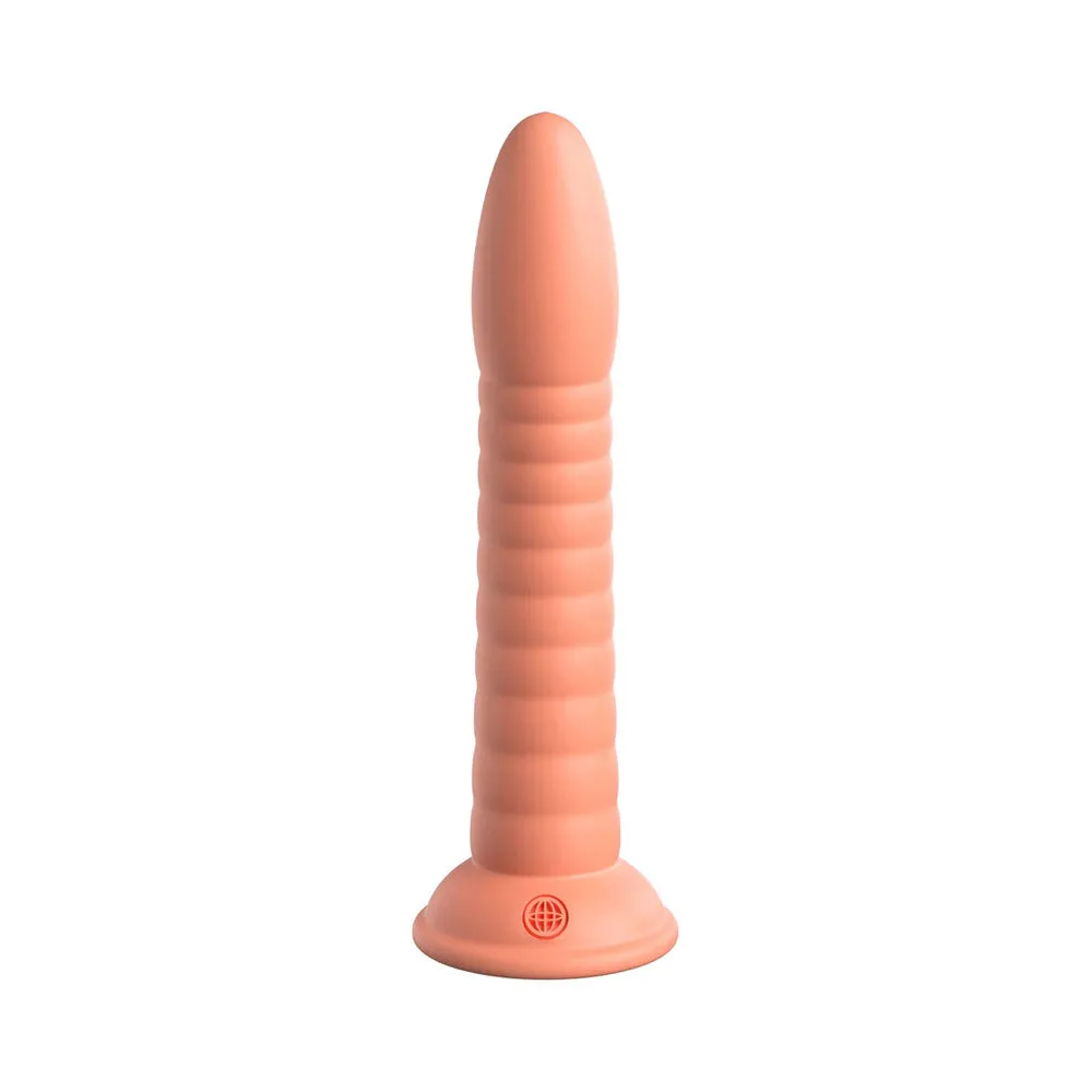 Dillio Platinum Collection Wild Thing 7 in. Silicone Dildo Peach