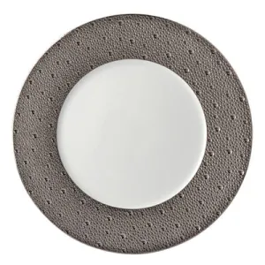 Ecume Platinum Rim Soup-9In