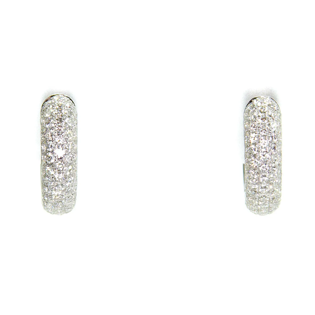 Effy Pavé Classica Diamond Huggie Earrings