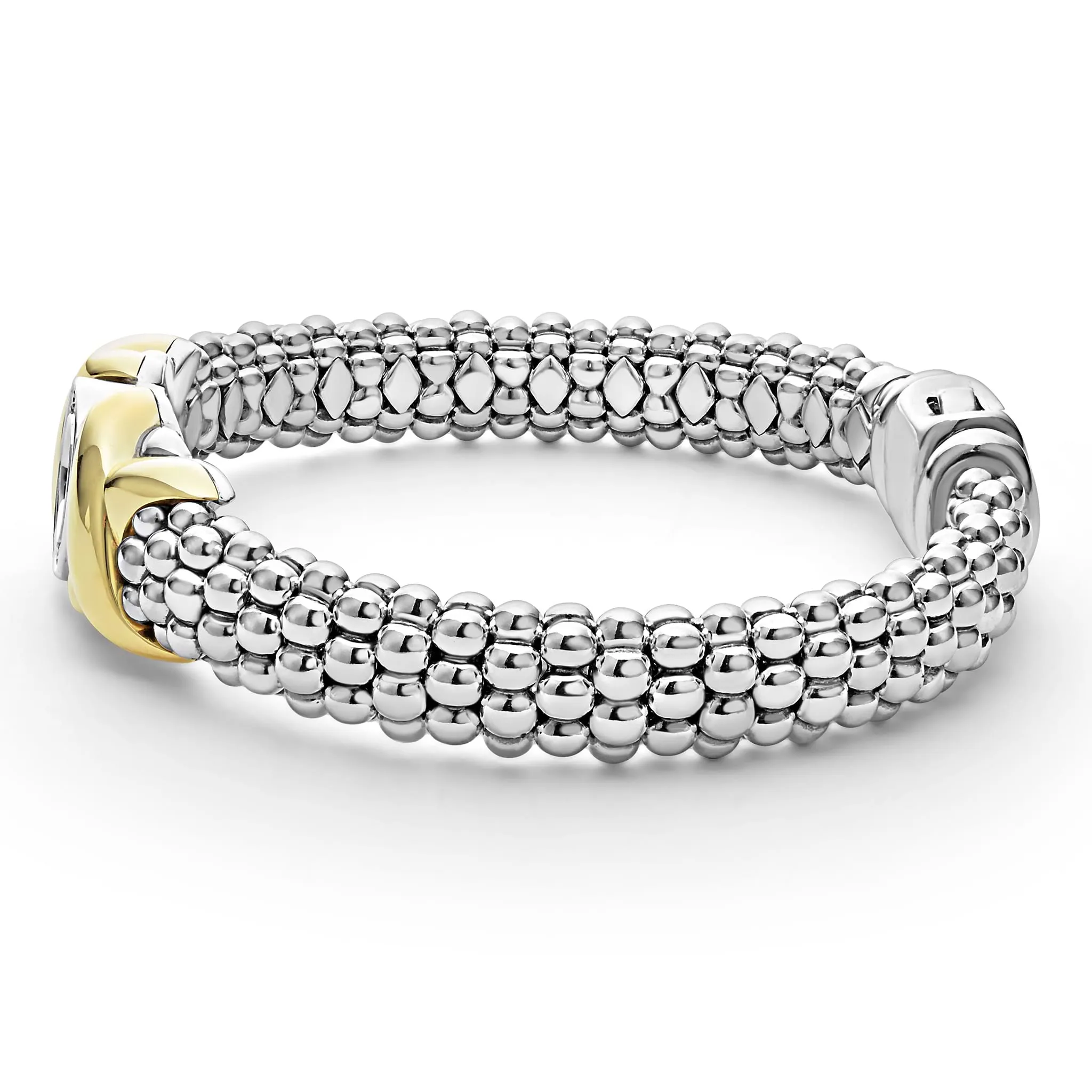 Embrace 18K Gold XO Diamond Bracelet | 9mm