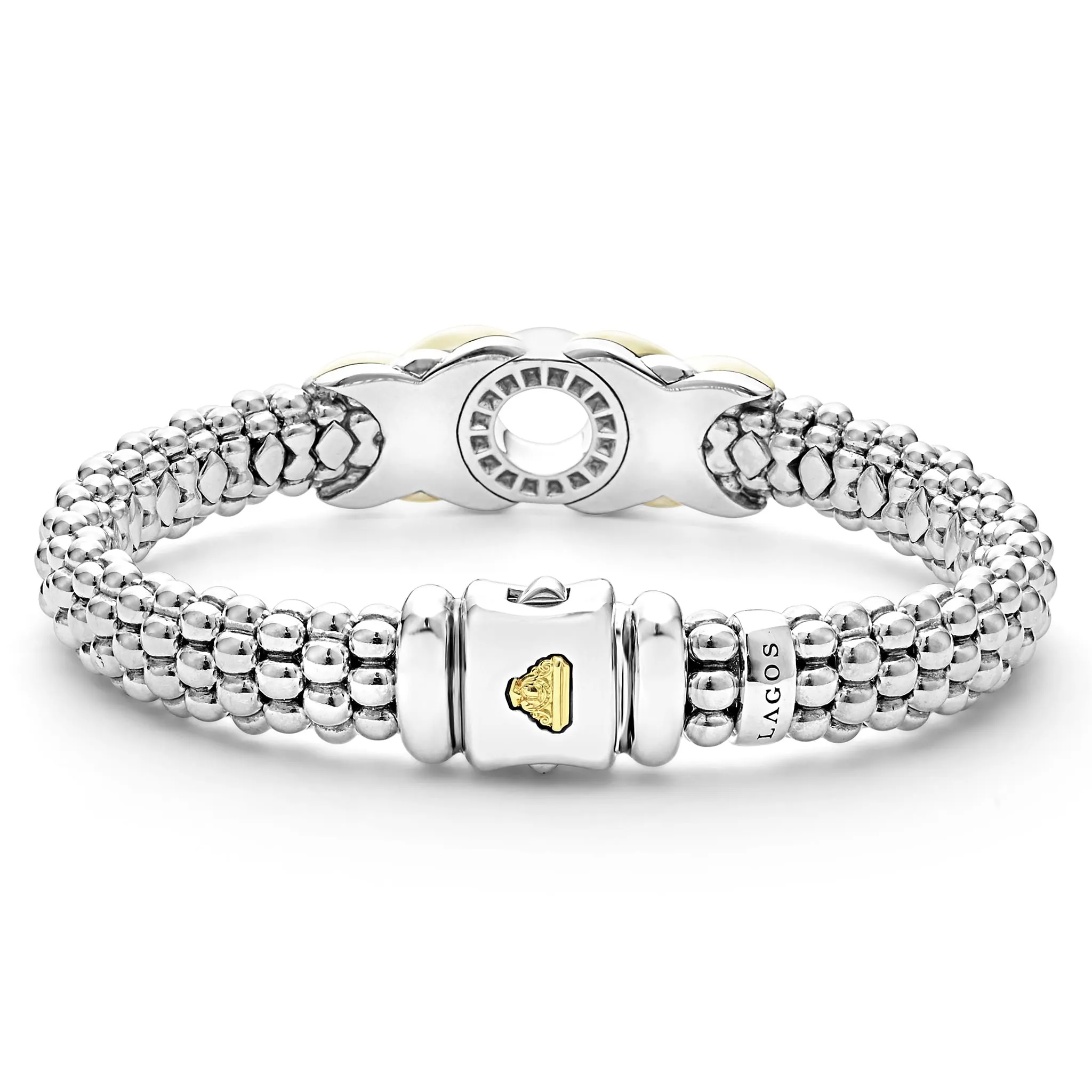 Embrace 18K Gold XO Diamond Bracelet | 9mm