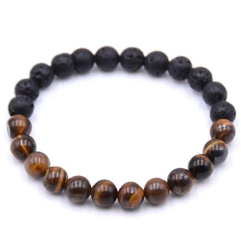 Eye Of The Tiger | Tiger's Eye Crystal Beaded Bracelet – Find Strength and Motivation