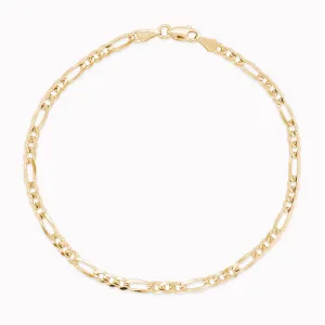 Figaro Chain Bracelet 3.2mm