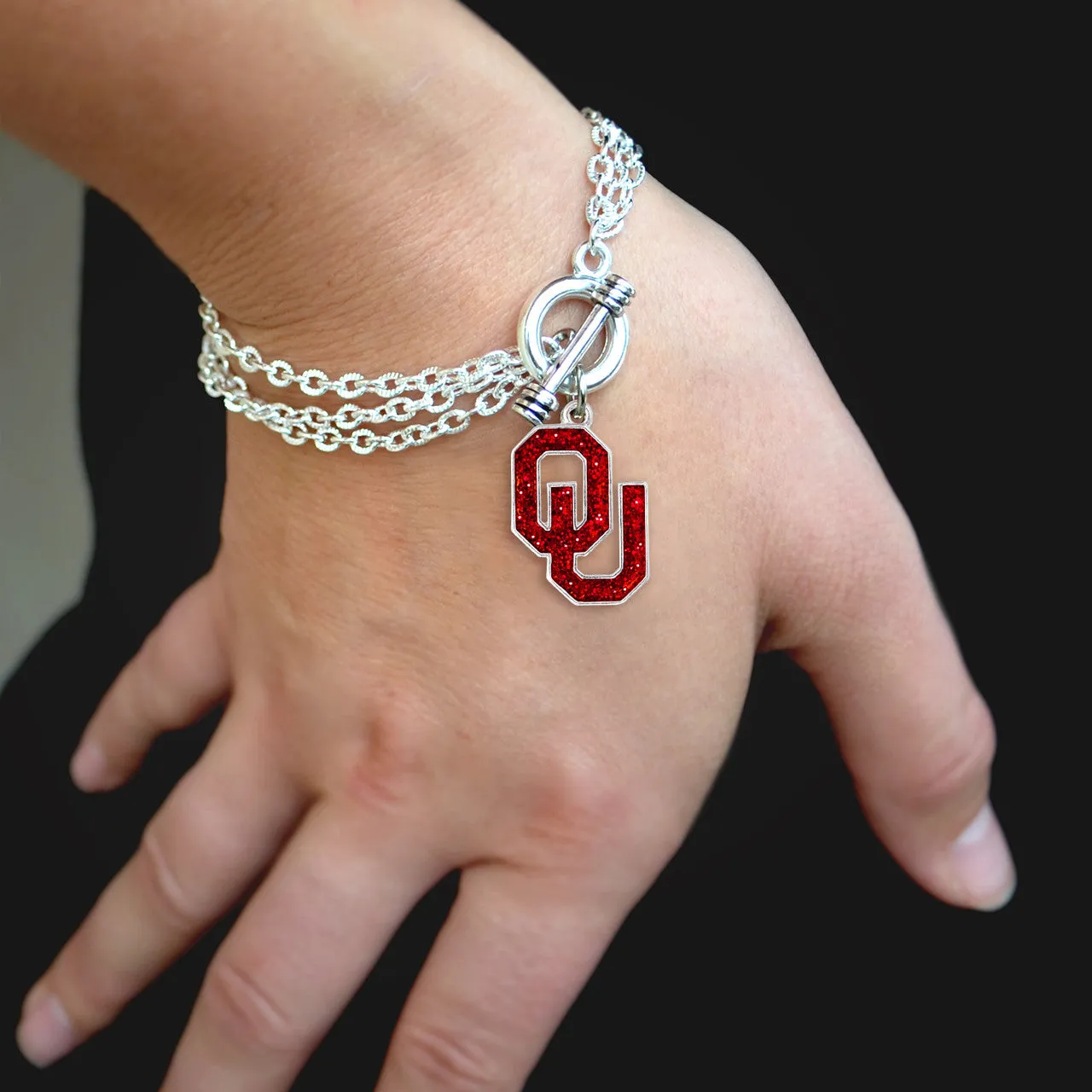 Game Day Glitter Bracelet