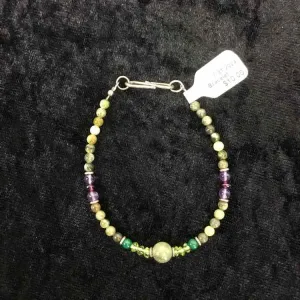 Green Beaded Bracelet