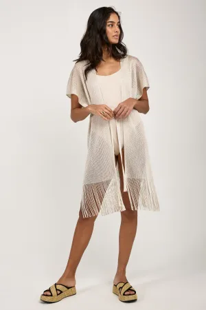 Iacopo Knit Cover-up in Platinum