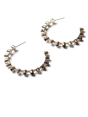 Jane Gold Hoop Earrings