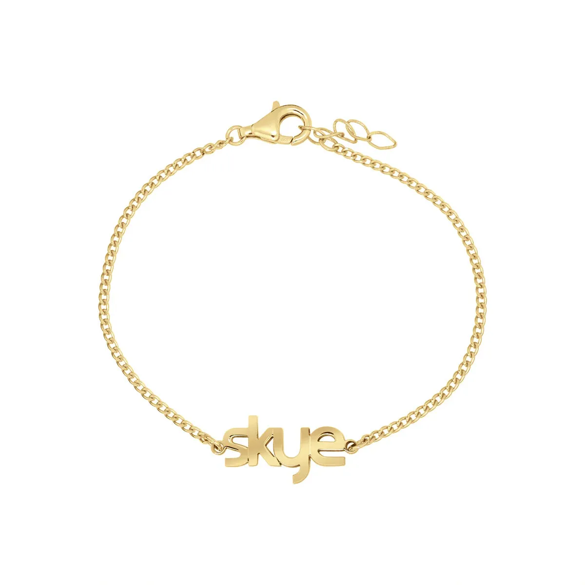 Lowercase Name Bracelet