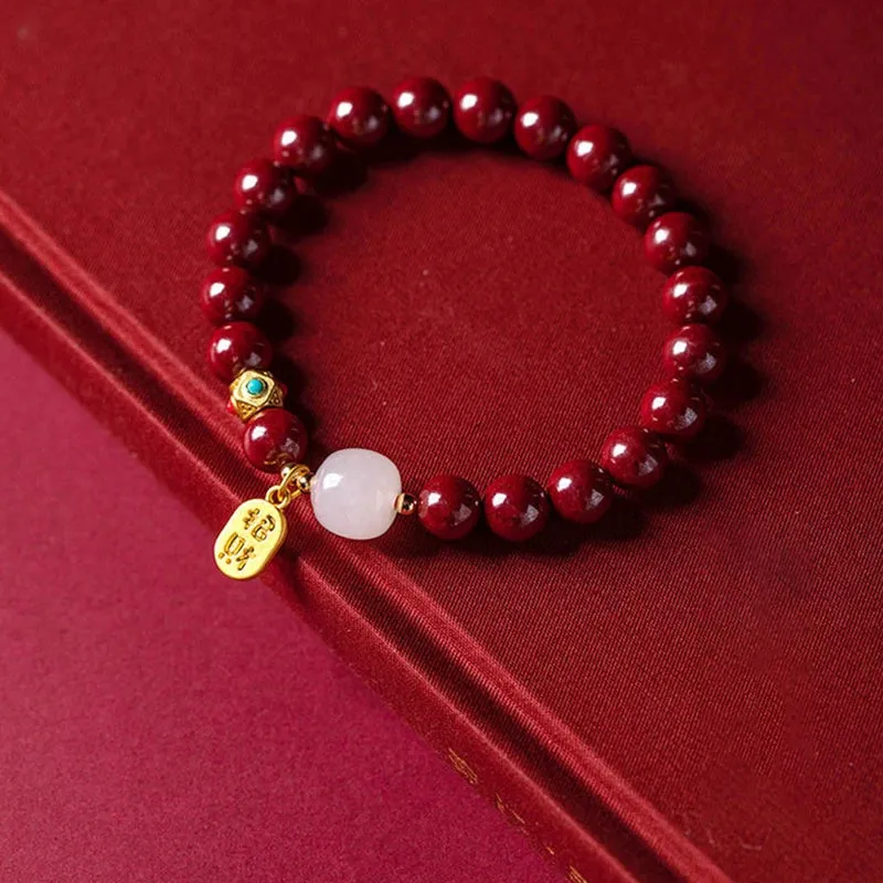 Lucky Wealth Red String Bead Bracelet Bangle Handmade Adjustable Attract Money Wealth Bracelet For Women Men