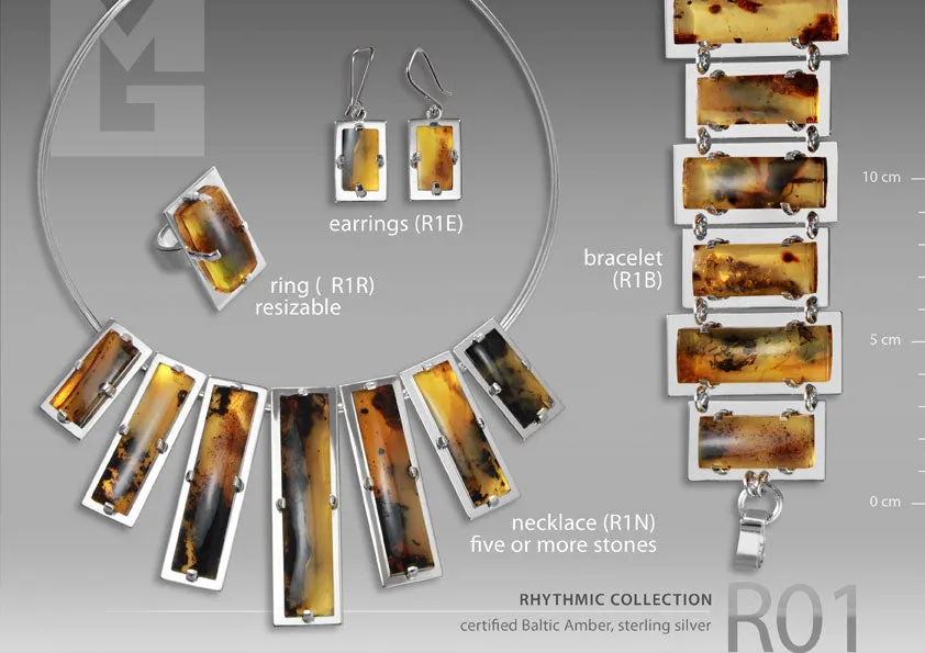 Mariusz Gliwinski - Ambermoda - RHYTHMIC COLLECTION Necklaces R08