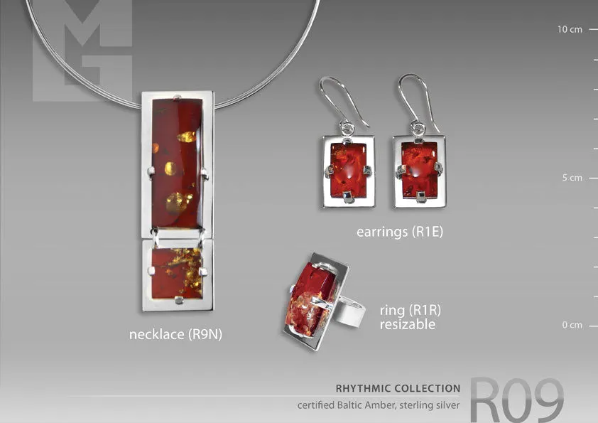 Mariusz Gliwinski - Ambermoda - RHYTHMIC COLLECTION Necklaces R08