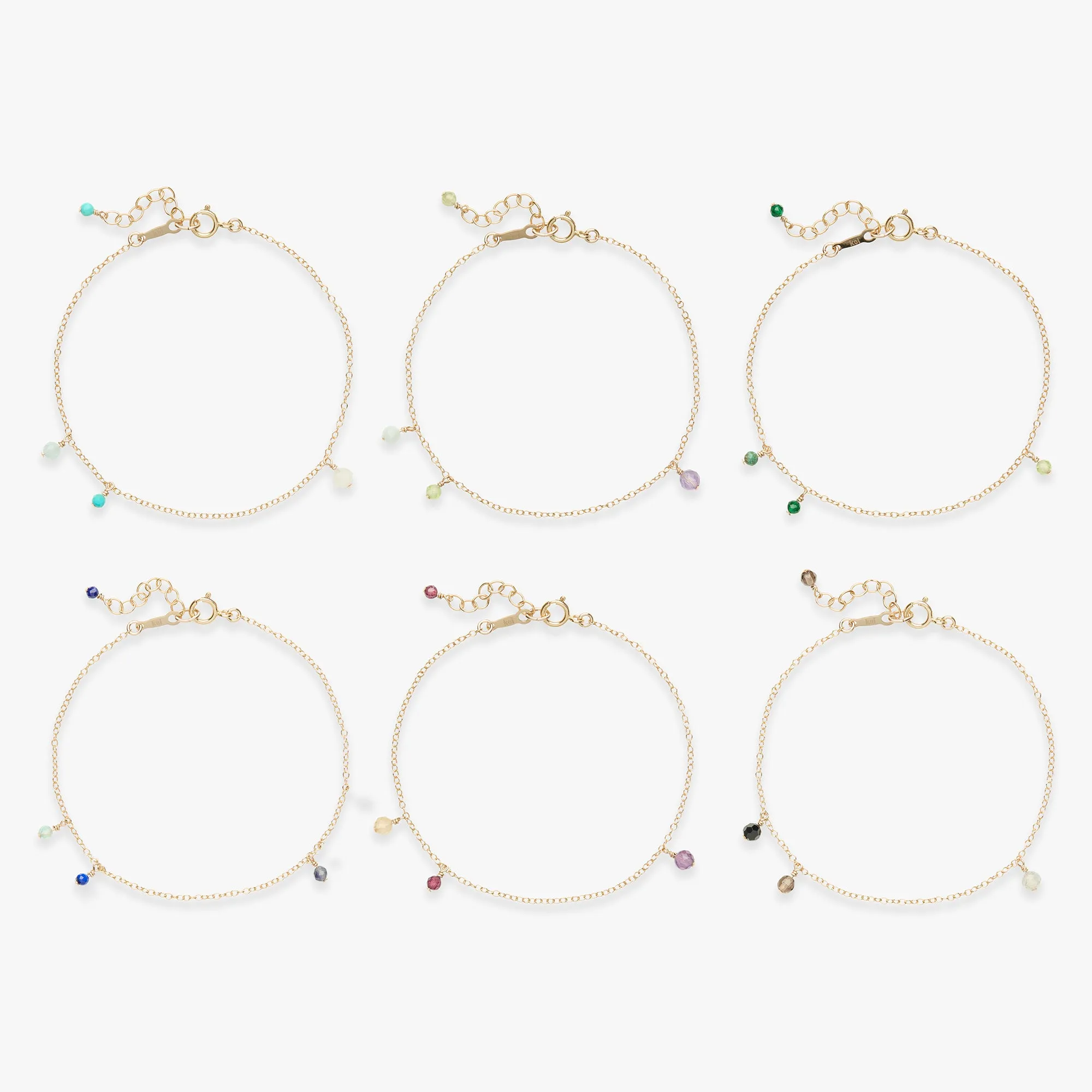 Minimal Palette bracelet gold filled