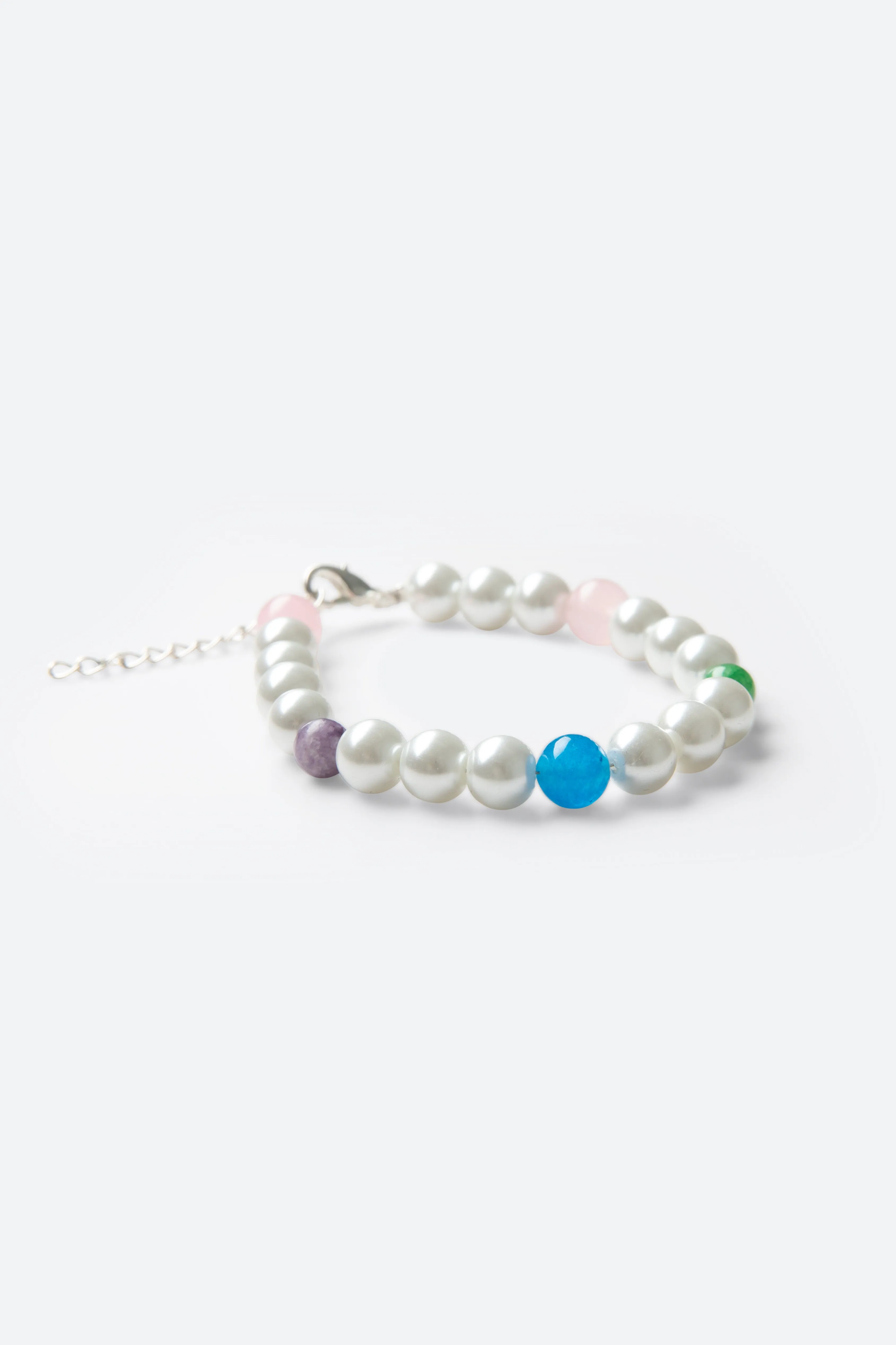 Mixed Beaded Pearl Bracelet - Multi