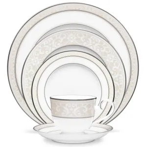 Noritake Silver Montvale Dinnerware Set