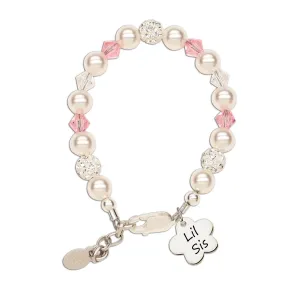 *Outlet* Girls Lil Sis Flower Bracelet